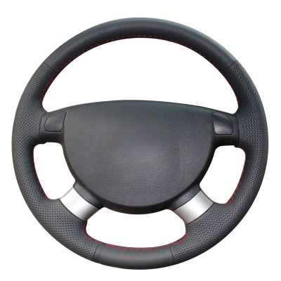 MEWANT Stitch On Steering Wheel Cover for Chevy Lova Aveo Buick Excelle