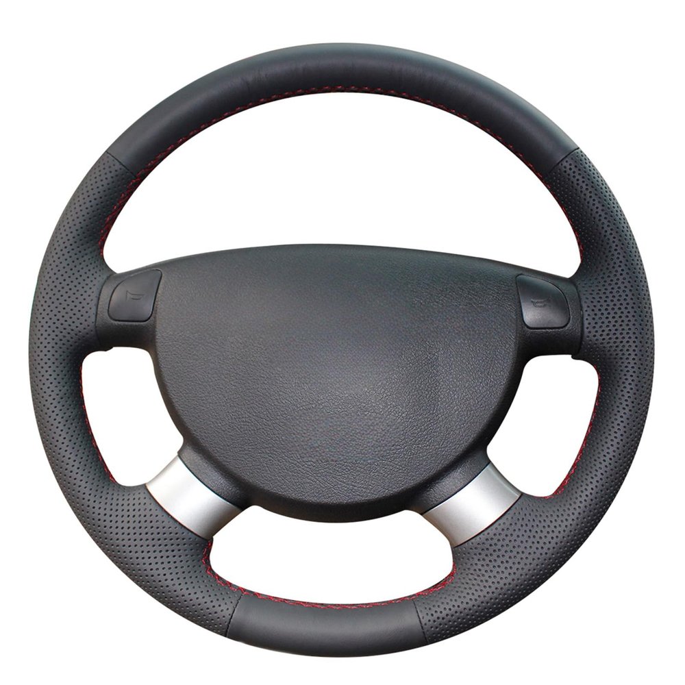 MEWANT Stitch On Steering Wheel Cover for Chevy Lova Aveo Buick Excelle