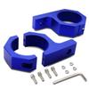 Auto Dynasty 2 inches Mounting Bracket Off-Road Light Bar Tube Clamp Roof Roll Cage Holder, 2 Packs, Blue view 1