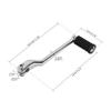 XMT-MOTO Left Rear Heel Shift Shifter Lever Pedal Fit for 1986-2017 Harley FL Softail 1988-later Touring and 2008-later Trike view 3