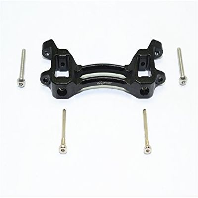 GPM For Traxxas TRX-4 Trail Defender Crawler Upgrade Parts Aluminum Front/Rear Body Post Mount - 1Pc Set Black