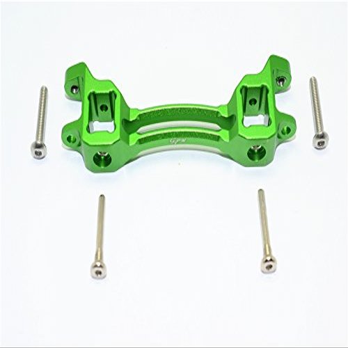 GPM For Traxxas TRX-4 Trail Defender Crawler Upgrade Parts Aluminum Front/Rear Body Post Mount - 1Pc Set Green