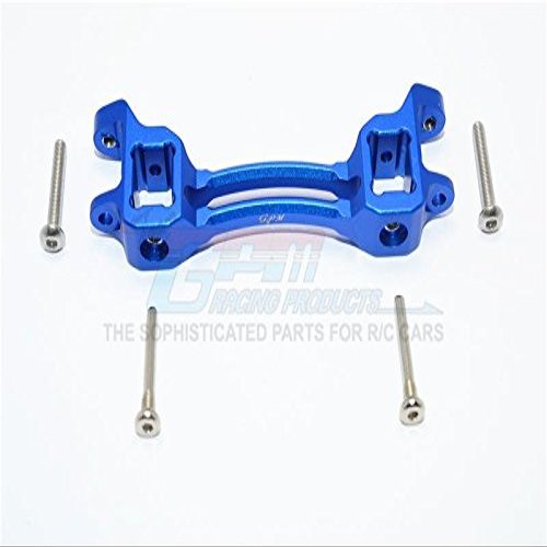 GPM For Traxxas TRX-4 Trail Defender Crawler Upgrade Parts Aluminum Front/Rear Body Post Mount - 1Pc Set Blue