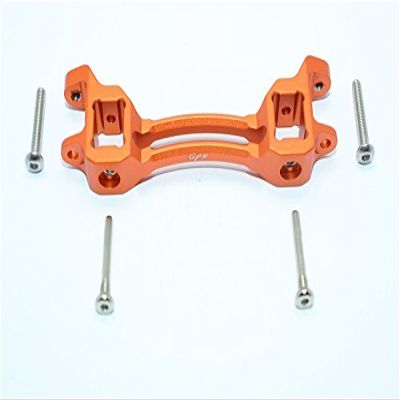 GPM For Traxxas TRX-4 Trail Defender Crawler Upgrade Parts Aluminum Front/Rear Body Post Mount - 1Pc Set Orange
