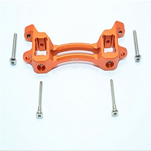 GPM For Traxxas TRX-4 Trail Defender Crawler Upgrade Parts Aluminum Front/Rear Body Post Mount - 1Pc Set Orange