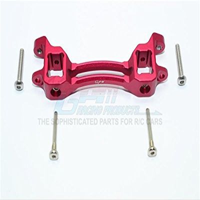 GPM For Traxxas TRX-4 Trail Defender Crawler Upgrade Parts Aluminum Front/Rear Body Post Mount - 1Pc Set Red