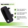 SCITOO Door Handle Front Left Side Prizm Black Exterior fits for Toyota Corolla 1988-1993 view 2