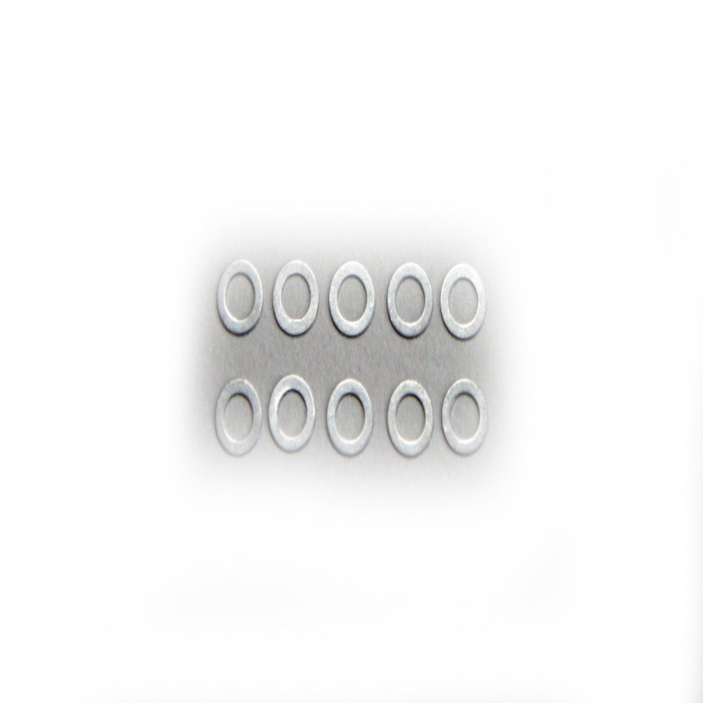Mugen Shims, 3 x 5 x .2mm (10pcs): MTC1 MUGA2227