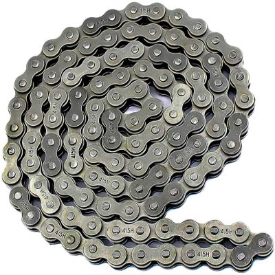 Glenparts 415-110L Chain for 49cc-80cc 2-Stroke Engine Motorized Bicycles, Fits Many Chinese Brands, 56" Length, 1.375" Width, Metal, Single Strand