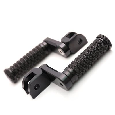 MC MOTOPARTS POLE Black CNC 40mm Extension Riser Front Foot Pegs Compatible with XB12R Firebolt 2004+