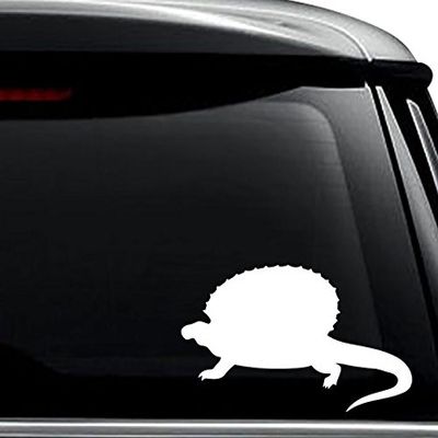 Dimetrodonte Dinosaur Animal Decal Sticker For Use On Laptop, Helmet, Car, Truck, Motorcycle, Windows, Bumper, Wall, and Decor Size- [20 inch] / [50 cm] Wide / Color- Matte Black