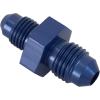 Aluminum Flare Reducer Adapter, Blue, -3 AN to -4 AN view 1