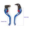 FXCNC Motorcycle Aluminum Short Brake Clutch Levers Compatible with NINJA 650R ER-6F ER-6N VERSYS (650cc) Z750S 2006-2008, ER-5 2004-2005, ZXR400 All Years, W800 W800SE 2012-2016 view 2