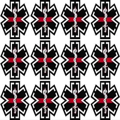 12-1" Tactical Star of Life EMS EMT TEMS Emergency Paramedic Sticker Decal