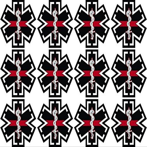12-1" Tactical Star of Life EMS EMT TEMS Emergency Paramedic Sticker Decal