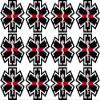 12-1" Tactical Star of Life EMS EMT TEMS Emergency Paramedic Sticker Decal view 1