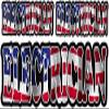3 - Electrician American Flag Decal Pack USA United States Hard Hat Sticker 6" view 1