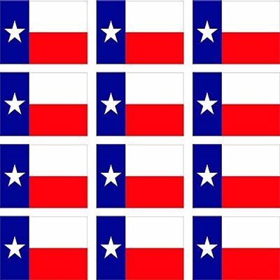 12-2" Texas State Flag Decal TX Texan Lone Star Vinyl Hard Hat Helmet Sticker