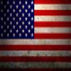 1-5" American Grunge Square Flag Decal Vinyl Sticker America US USA Old Glory view 1