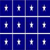 12-2" Bonnie Blue Flag Decal Vinyl Helmet Hard Hat Sticker view 1