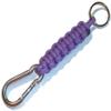 RedVex Cobra Style Carabiner Key Fob/Keychain - Steel Carabiner - (Qty2) - Choose Your Color and Size (6 inch, Lavendar) view 1