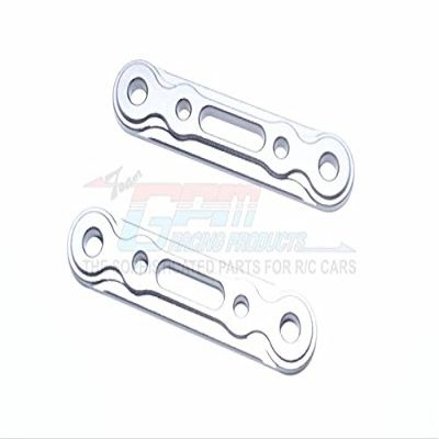 Team Magic E6 III HX Upgrade Parts Aluminum Front Or Rear Arm Bulk - 2Pc Set Gray Silver