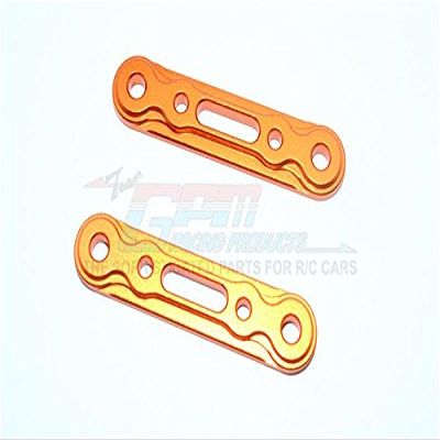 Team Magic E6 III HX Upgrade Parts Aluminum Front Or Rear Arm Bulk - 2Pc Set Orange