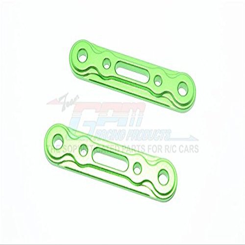 Team Magic E6 III HX Upgrade Parts Aluminum Front Or Rear Arm Bulk - 2Pc Set Green