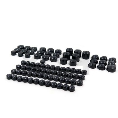 XKH- Compatible with 1999-2005 HARLEY-DAVIDSON Dyna Black Engine & Misc Bolt Nuts 86 Pieces [B075LB8K9R]