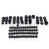 XKH- Compatible with 1999-2005 HARLEY-DAVIDSON Dyna Black Engine & Misc Bolt Nuts 86 Pieces [B075LB8K9R] view 2