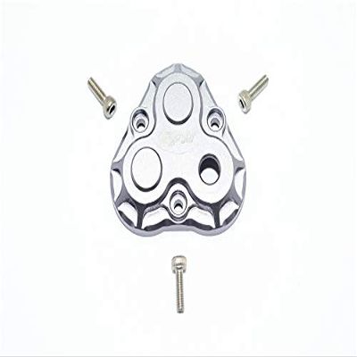 GPM For Traxxas TRX-4 Trail Defender Crawler Upgrade Parts Aluminum Center Transmission Outer Case - 1Pc Set Gray Silver