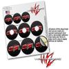 Decal Style Vinyl Skin Wrap 3 Pack for PopSockets 2010 Camaro RS Red (POPSOCKET NOT Included) by WraptorSkinz view 3