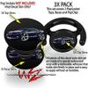Decal Style Vinyl Skin Wrap 3 Pack for PopSockets 2010 Camaro RS Blue Dark (POPSOCKET NOT Included) by WraptorSkinz view 2