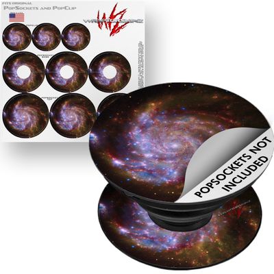 Decal Style Vinyl Skin Wrap 3 Pack for PopSockets Hubble Images - Spitzer Hubble Chandra (POPSOCKET NOT Included) by WraptorSkinz