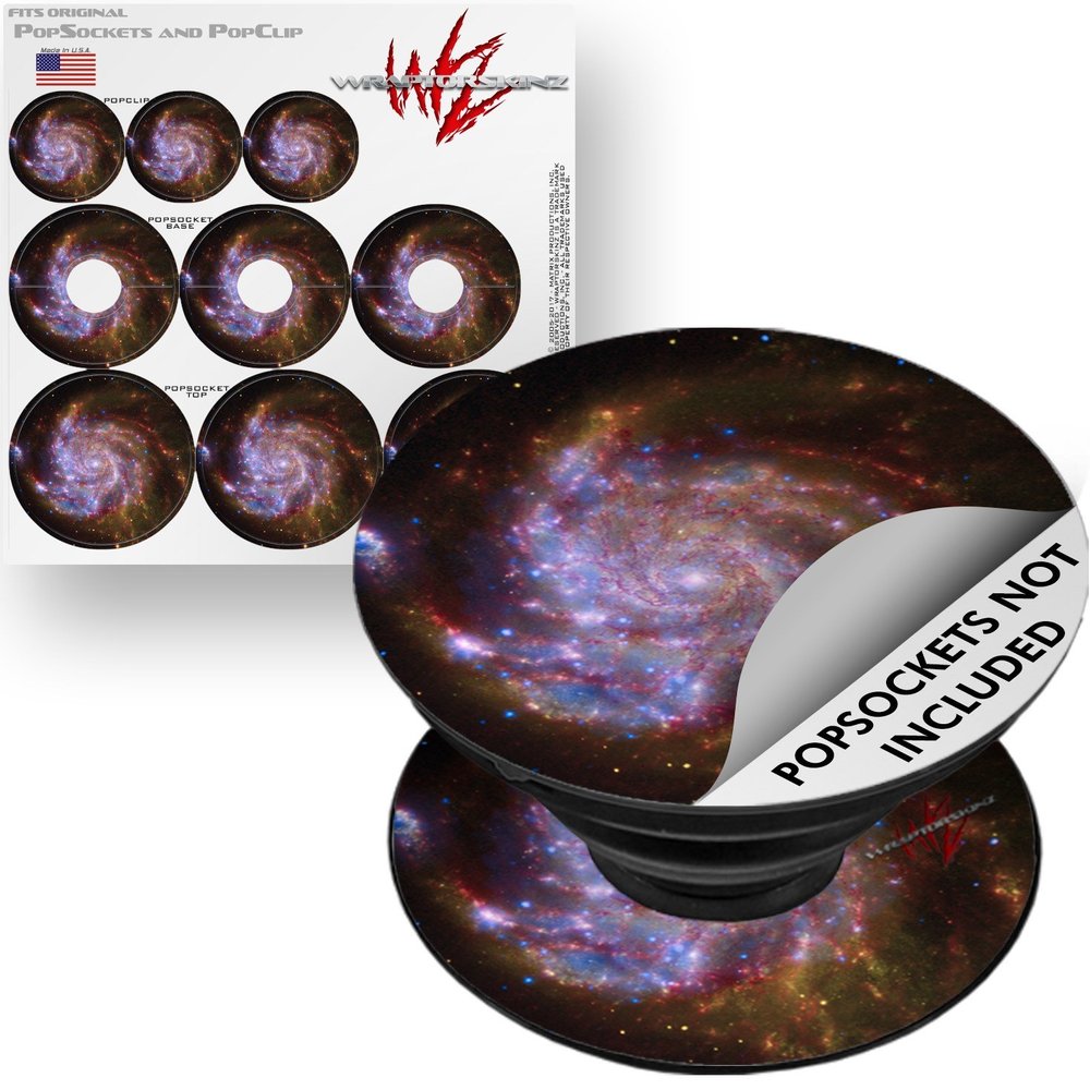 Decal Style Vinyl Skin Wrap 3 Pack for PopSockets Hubble Images - Spitzer Hubble Chandra (POPSOCKET NOT Included) by WraptorSkinz
