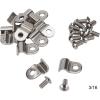 Hose Clamp, 3/16 Stainless Steel Brake Line Clamp, Pack of 12, Hose Clamps Stainless Steel, Single Line Clamps, Stainless Steel Hose Clamp For Brakes view 2