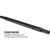 5/8 Lightweight Swedged Aluminum Tie Rod Tube, Black, 31 Inch view 3