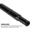 5/8 Lightweight Swedged Aluminum Tie Rod Tube, Black, 31 Inch view 4