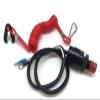 Boat Motor Kill Stop Switch & Safety Tether Lanyard 6E9-82575-00 18-65450 for Yamaha/Tohatsu/Honda Outboard Motors 2/4-stroke Marine Engine view 3