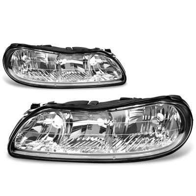 AUTOSAVER88 Headlight Assembly Compatible with 1997-2003 Chevy Malibu