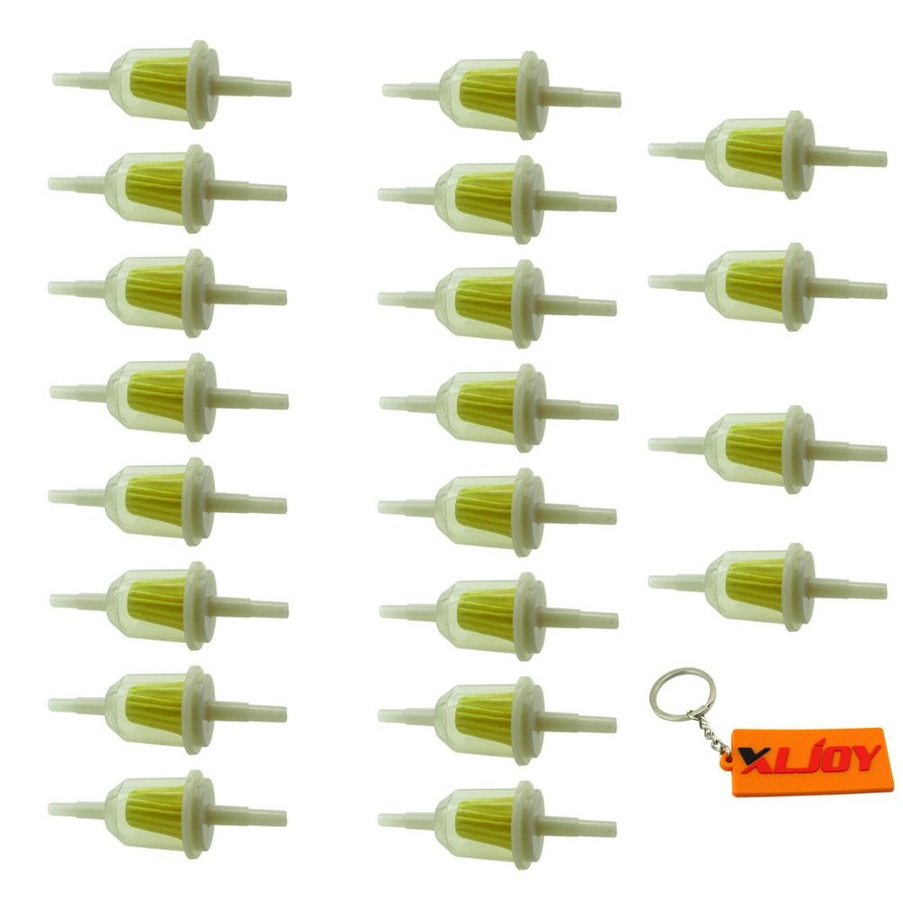 XLJOY 20pcs Fuel Filter Fits KOHLER CH11-CH15, CV22, CV25, CV740 and SV470, greensmowers, ZTraks, front mowers, riders, walk behinds, skid steer loaders, lawn tractors