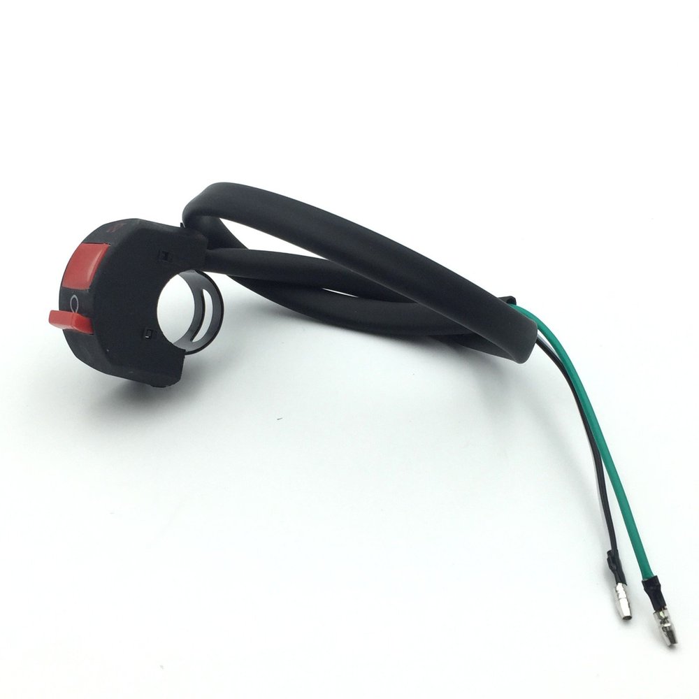 XKH- Motorcycle Black Red Kill ON-OFF Switch Compatible with ATV Motorcycle Scooter Dirt Bike 7/8" 22mm Handle Bar Honda Suzuki Yamaha Kawasaki Harley KTM Ducati Aprilia Vesp BMW [B075VNPQPZ]