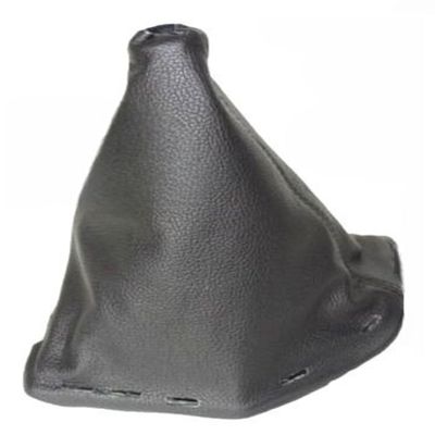 The Tuning-Shop for Nissan Pathfinder FL 2009-2012 Shift Boot with Plastic Frame Black Leather 190mm