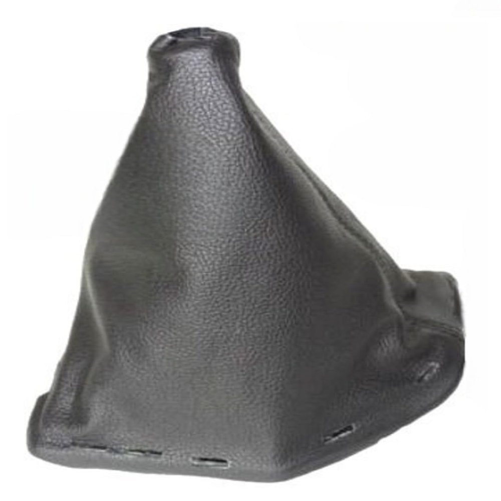 The Tuning-Shop for Nissan Pathfinder FL 2009-2012 Shift Boot with Plastic Frame Black Leather 190mm