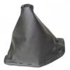 The Tuning-Shop for Nissan Pathfinder FL 2009-2012 Shift Boot with Plastic Frame Black Leather 190mm view 1