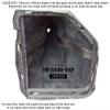 The Tuning-Shop for Nissan Pathfinder FL 2009-2012 Shift Boot with Plastic Frame Black Leather 190mm view 4