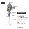 Walfront Gas Fuel Switch Valve, Pump Petcock Oil Tap M10 x 1.25 ON/Off 90 Degree Rotation for Most Brands of Generator and Engine Switches view 2