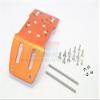 GPM For HPI Savage 21, X, XL, K4.6, Flux Upgrade Parts Aluminum Front Skid Plate With Screws & Pins & Aluminum Collars - 1Pc Set Orange view 1