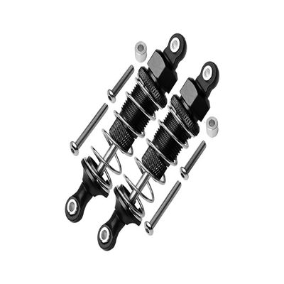 GPM For Tamiya DT-03 Upgrade Parts Aluminum Front Adjustable Plastic Ball Top 70mm Damper - 1Pr Set Black
