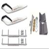 C&A Pro White Razor Snowmobile Skis w/ 7.5" Shaper Bars Complete Kit Polaris Pro Ride Chassis Rush 2010-11 view 1